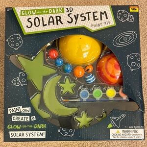 Yellow and Green 3D Solar System Learning Toy Set